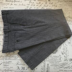 Gray Herringbone Dress pants